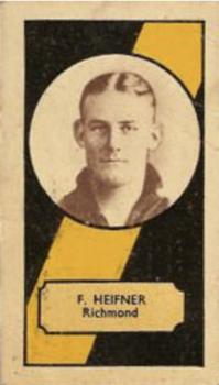 1932 Clarke-Ellis Confectionary VFL Footballers #NNO Fred Heifner Front